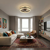 Matte Black Ceiling Fan Light view 1