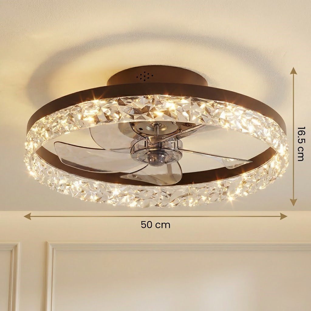 Matte Black Ceiling Fan Light view 8