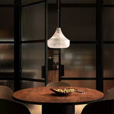 White Marble Pebble Pendant Light view 4