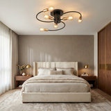 Black and Brass Ceiling Light view 3