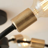 Black and Brass Ceiling Light view 8