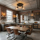Black and Copper Ceiling Light view 3