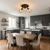 Black and Copper Ceiling Light view 4