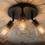 Black and Copper Ceiling Light view 6