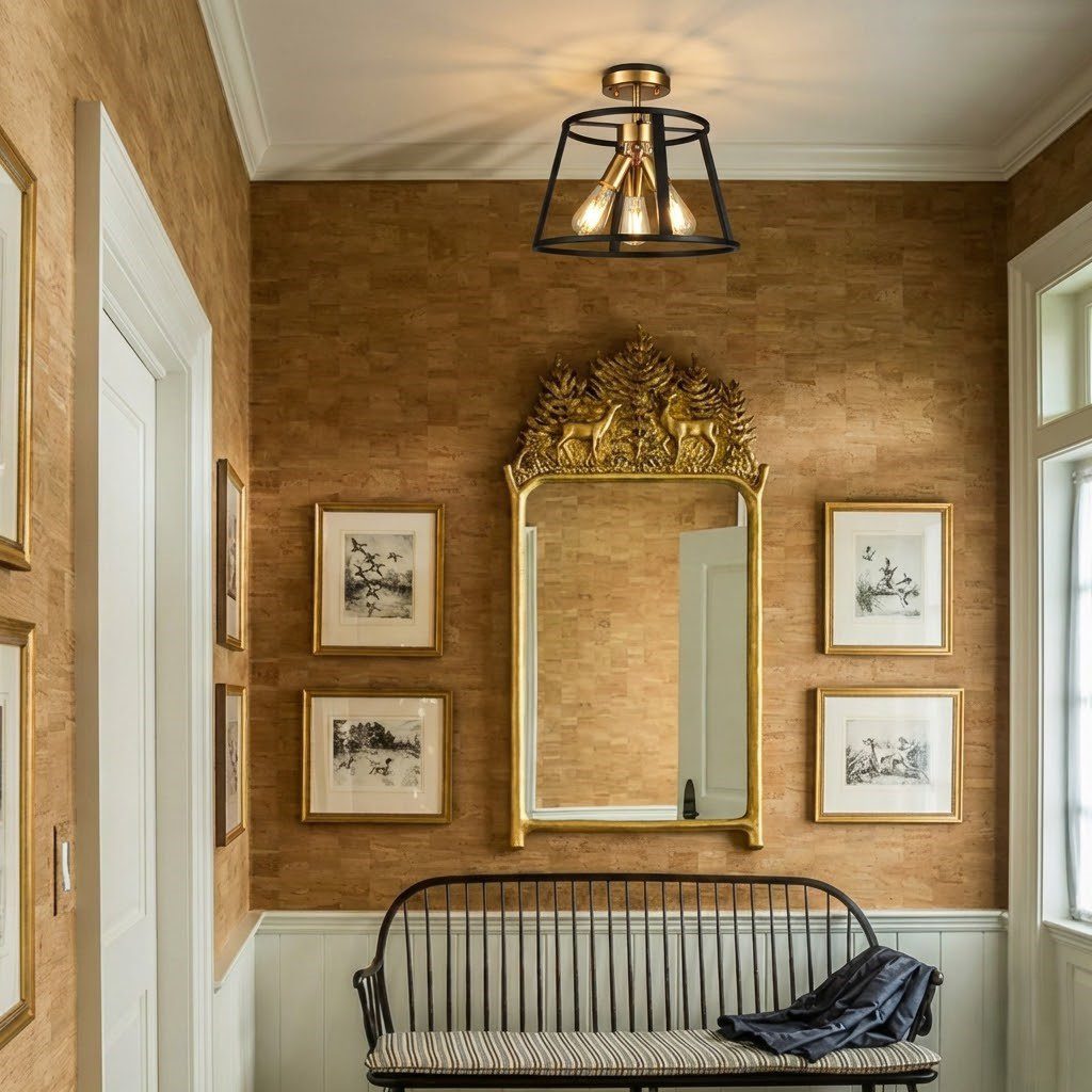 Black and Gold Ceiling Lights view 1