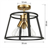 Black and Gold Ceiling Lights view 6