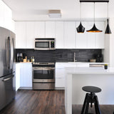 Black and Gold Pendant Light view 3