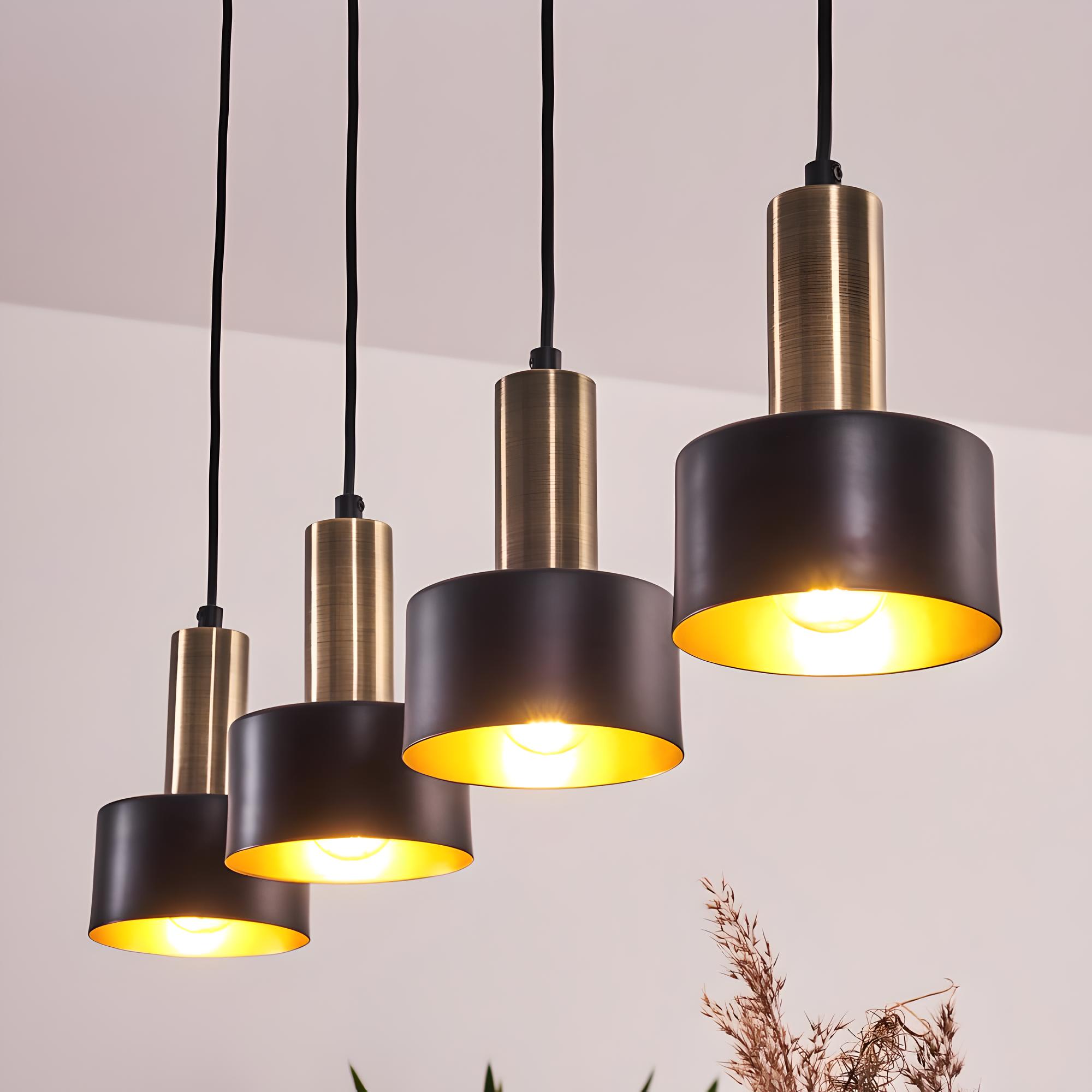 Black Brass Pendant Light view 3