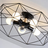 Black Cage Ceiling Light view 5