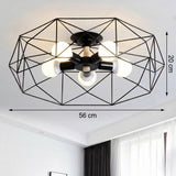 Black Cage Ceiling Light view 8