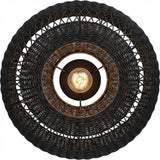 Black Cage Flush Ceiling Light view 6