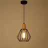 Black Cage Pendant Light