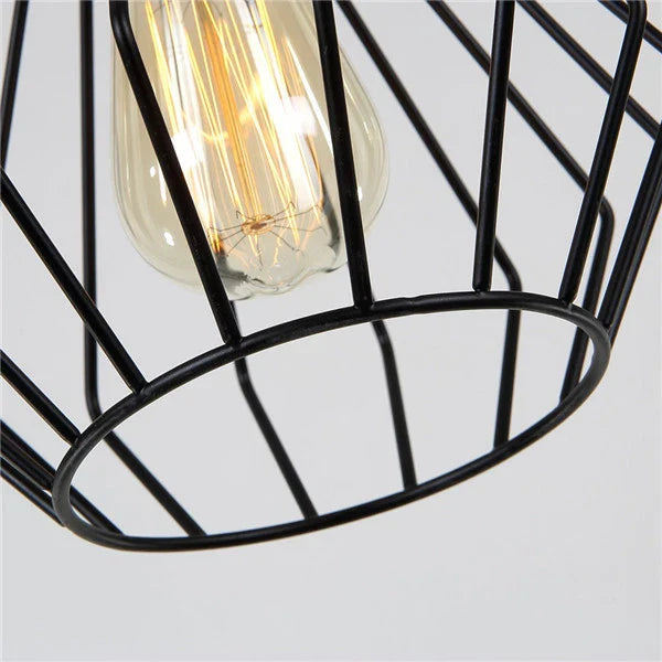 Black Cage Pendant Light view 5