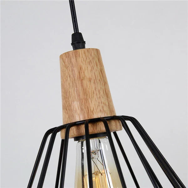 Black Cage Pendant Light view 7