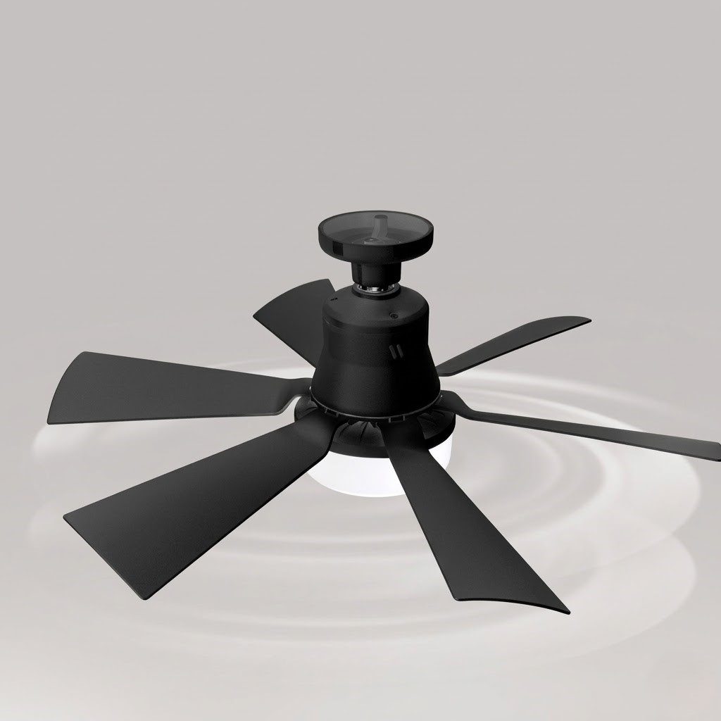 Black Ceiling Fan Light view 8