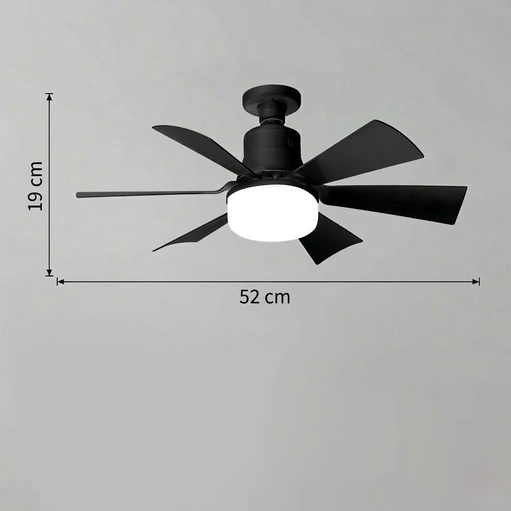 Black Ceiling Fan Light view 9