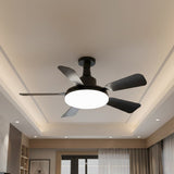 Black Ceiling Fan with Light view 5