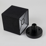 Black Ceiling Light Square view 5