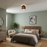 Black Ceiling Light Square view 6