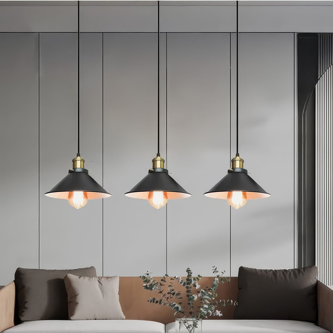 Black Ceiling Pendant Light view 10