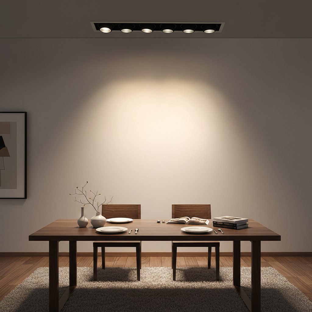 Black Ceiling Spotlights view 2