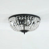 Black Crystal Ceiling Light view 2