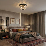 Black Crystal Ceiling Light view 3