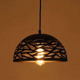 Black Dome Pendant Light view 6