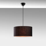 Black Drum Pendant Light view 2