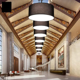 Black Drum Pendant Light view 3