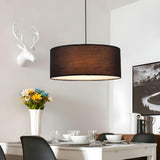 Black Drum Pendant Light view 4