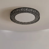 Black Flush Mount Ceiling Light view 2