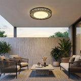 Black Flush Mount Ceiling Light view 3