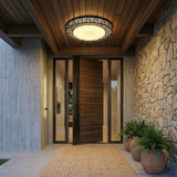 Black Flush Mount Ceiling Light view 6
