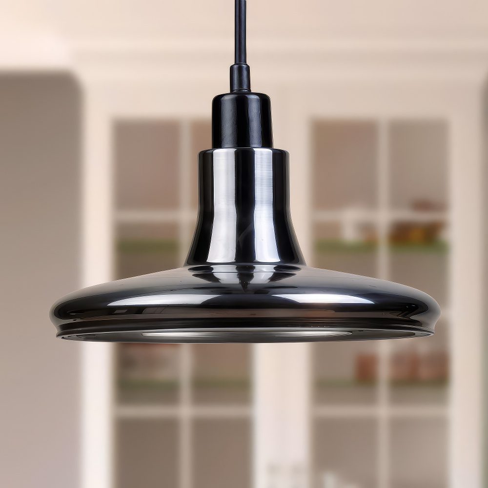Black Glass Pendant Light view 2