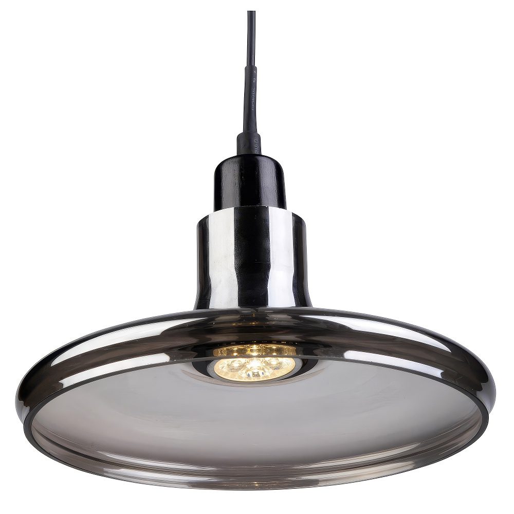 Black Glass Pendant Light view 3
