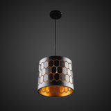 Black Gold Honeycomb Pendant Light view 1