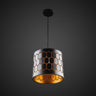Black Gold Honeycomb Pendant Light