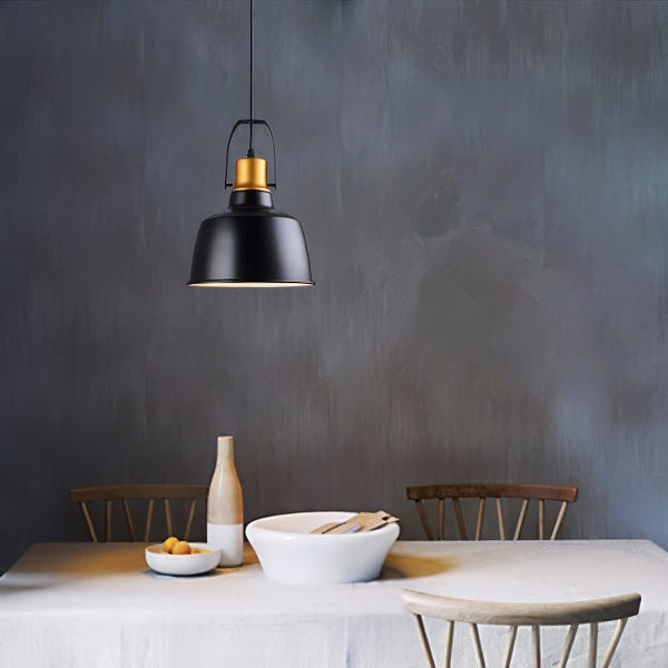 Black Gold Pendant Light