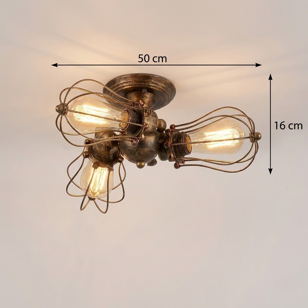 Black Industrial Ceiling Light view 12