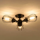 Black Industrial Ceiling Light view 4
