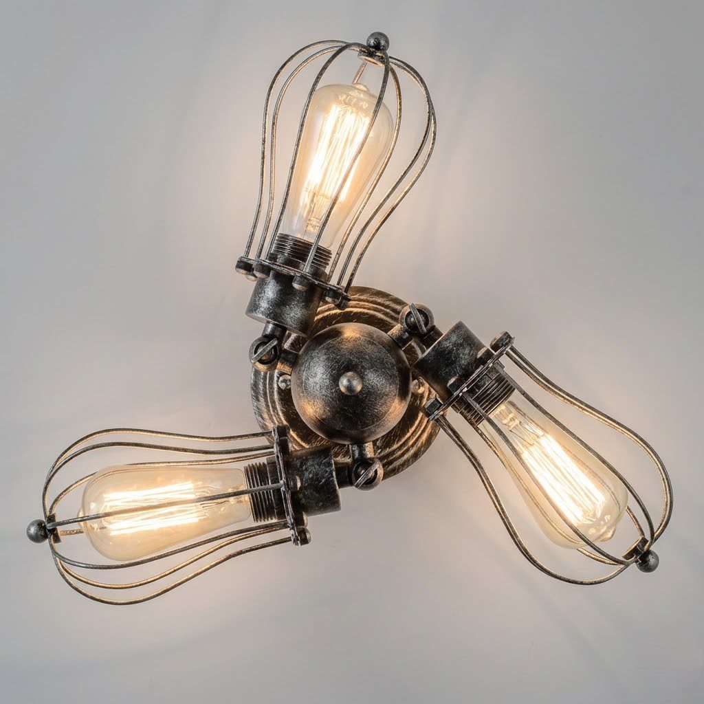 Black Industrial Ceiling Light view 7