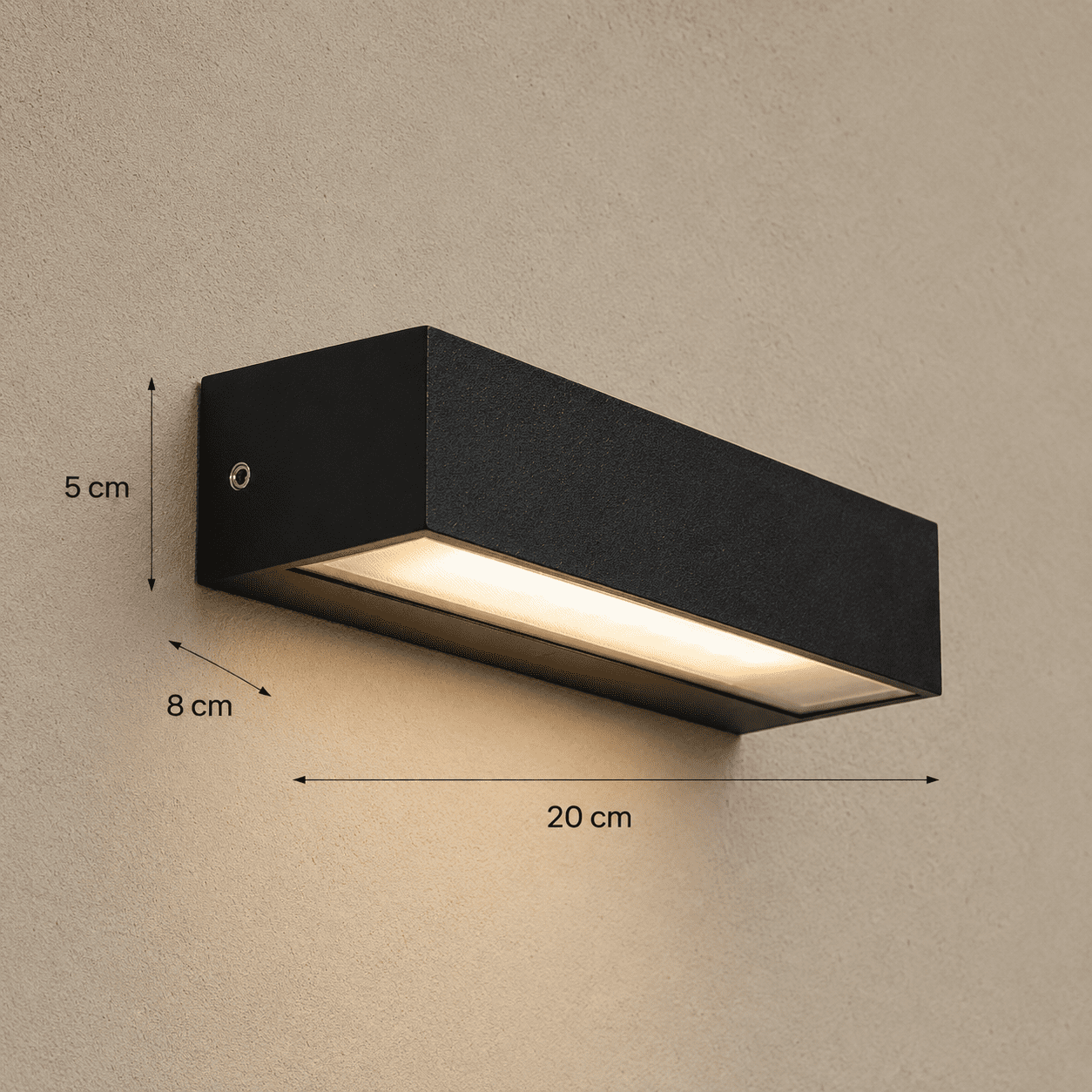 Black LED Wall Lights view 4