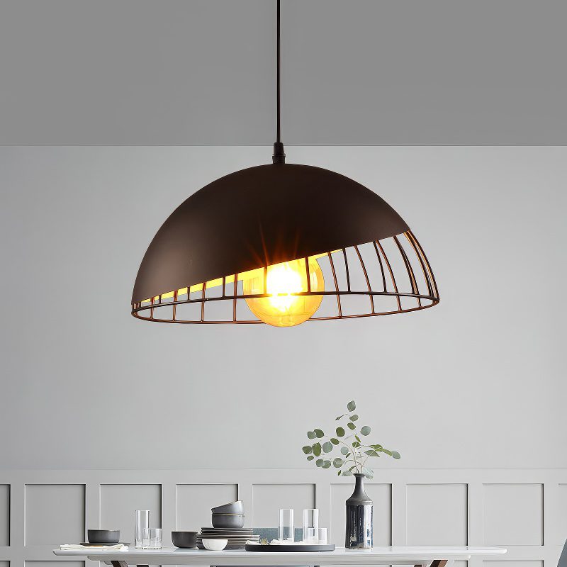 Black Metal Pendant Light view 3