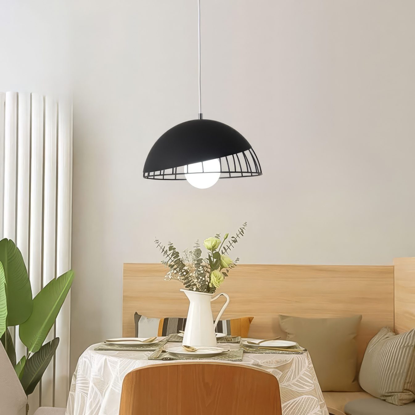 Black Metal Pendant Light view 4