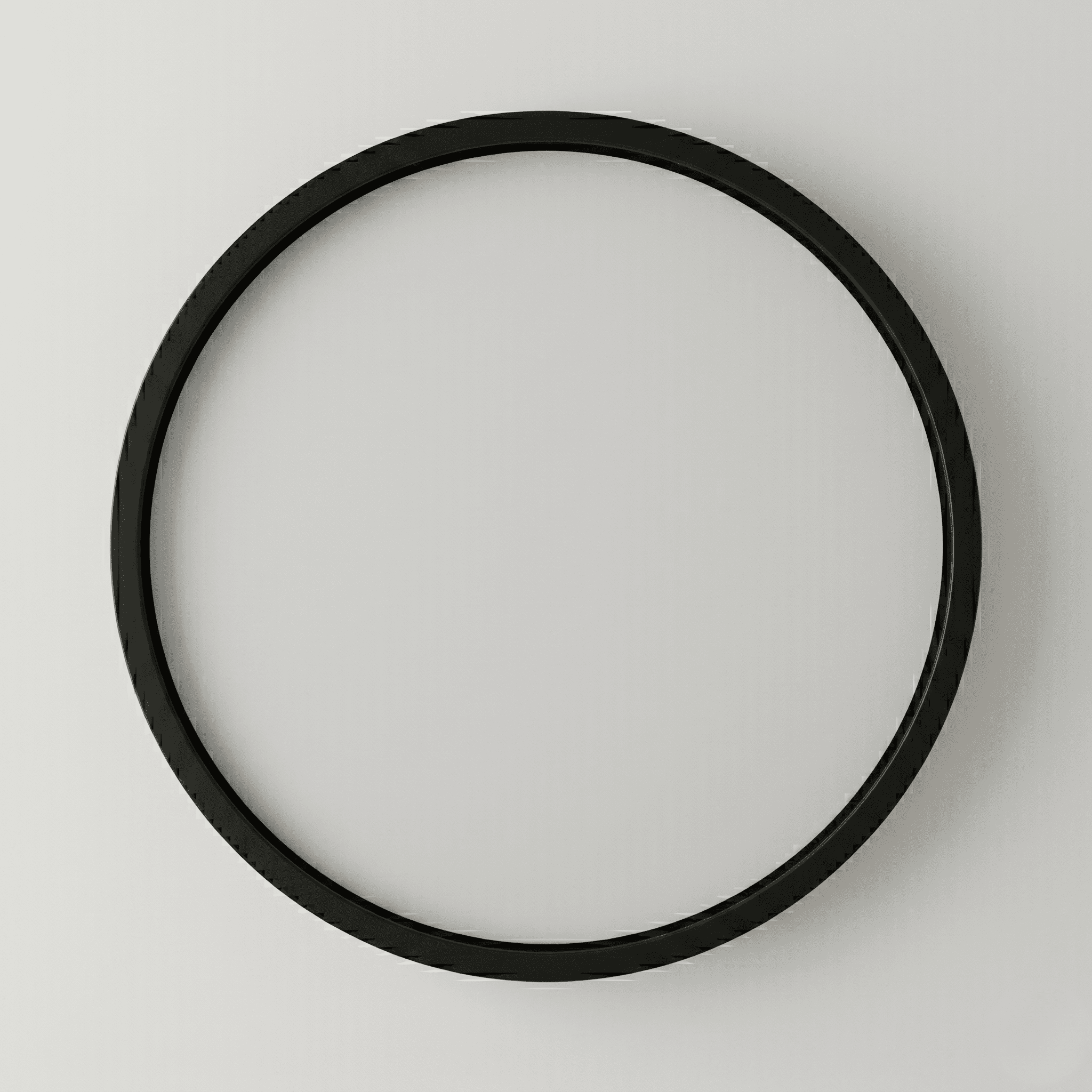 Black Round LED Ceiling Light view 2