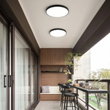 Black Round LED Ceiling Light view 3