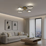 Black Semi Flush Ceiling Light