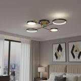 Black Semi Flush Ceiling Light view 4
