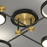 Black Semi Flush Ceiling Light view 6